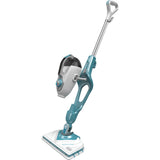 Black+decker bhsm1610dsm 1600w steam-mop met steamitt, deltavoet en 15 accessoires stoomreiniger (wit blauwgrijs)