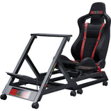 Next level racing gttrack simulator cockpit racing simulator (zwart)