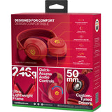 Powera lucidsound ls10x gen 2 bedrade gamingheadset voor xbox series x|s - rood vuur over-ear gaming headset (rood geel, xbox series x|s, xbox one, pc)