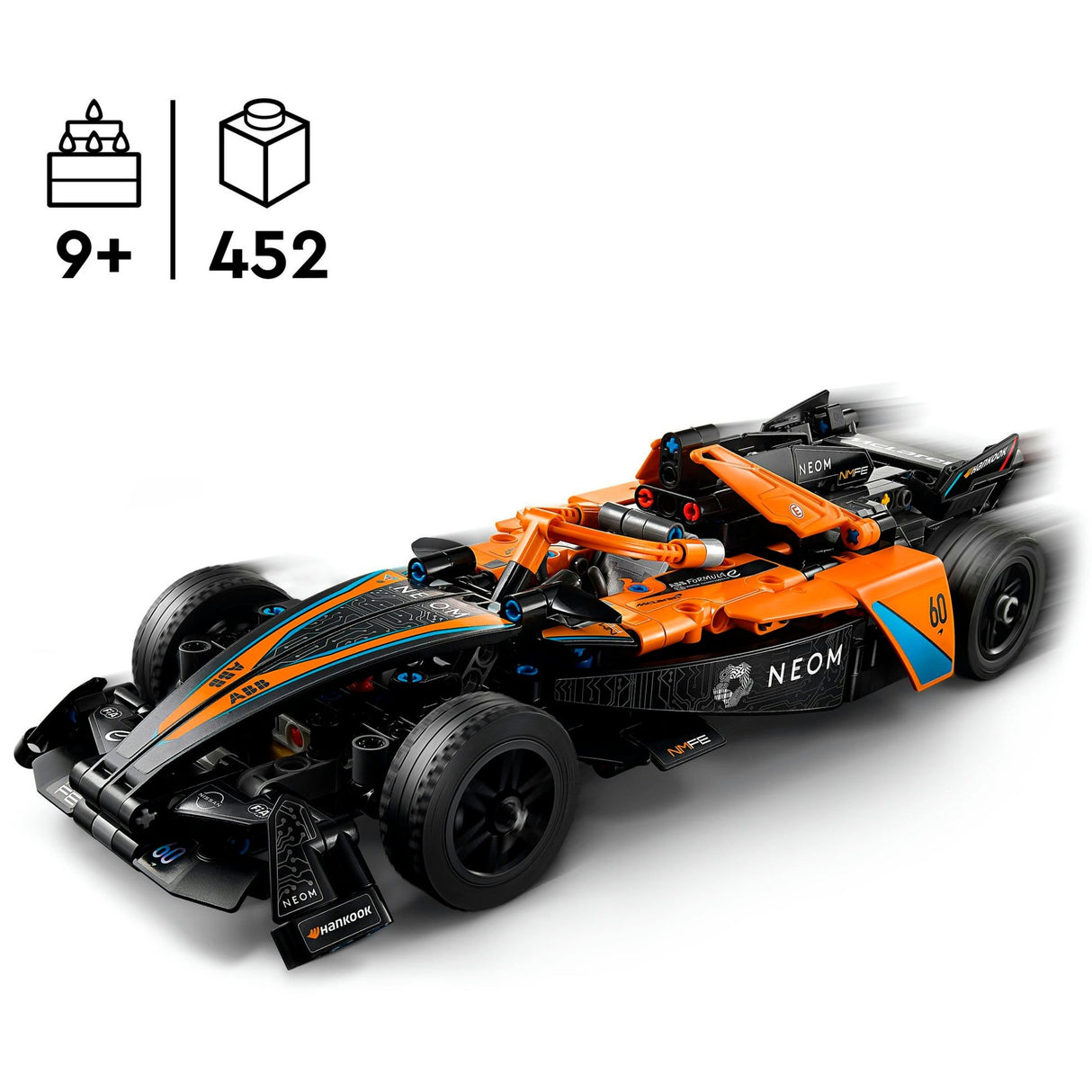 Lego technic - neom mclaren formula e racewagen constructiespeelgoed (42169)