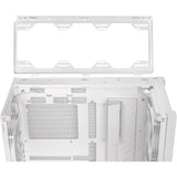 Asus tuf gaming gt302 argb midi tower behuizing (wit | 2x usb-a | 1x usb-c | rgb | tempered glass)