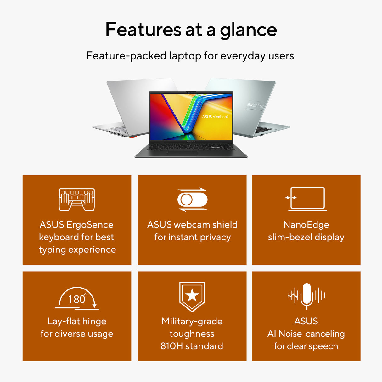 Asus vivobook go 15 e1504fa-bq5403w 15.6 laptop (zwart | ryzen 5 40 | radeon 610m | 8 gb | 512 gb ssd)