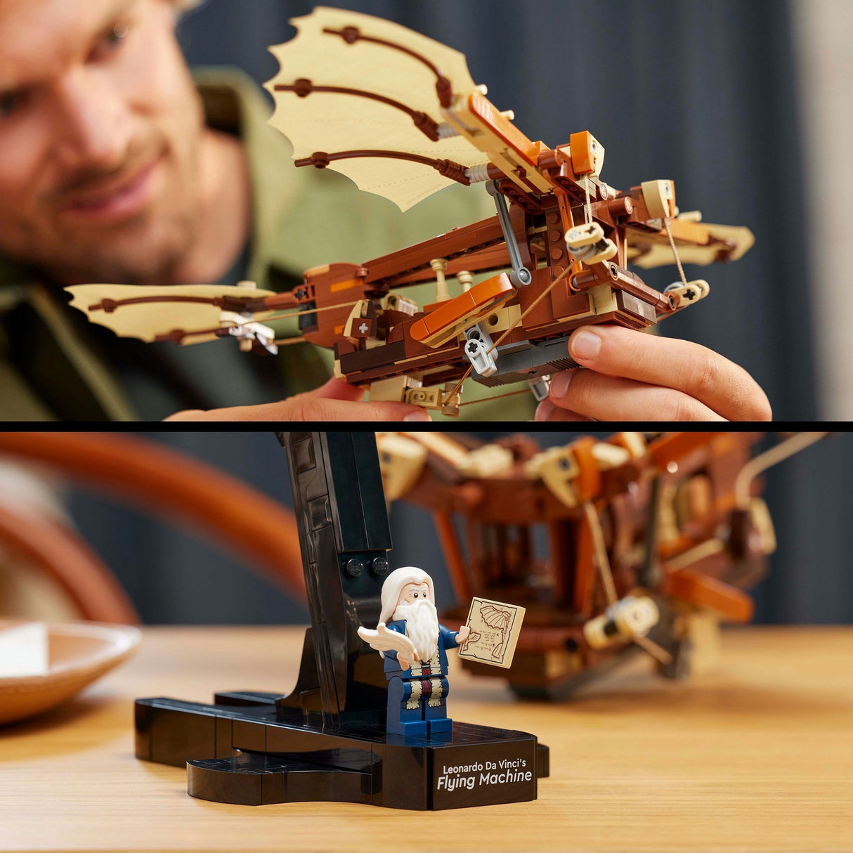 Lego icons de vliegmachine van leonardo da vinci - 10363