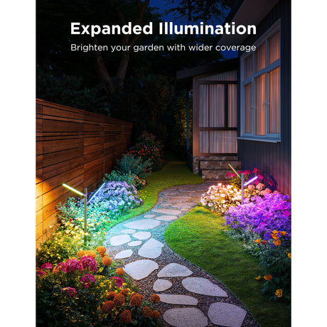 Govee outdoor garden lights slimme tuinverlichting matter rgbww 2 stuks
