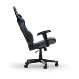Dxracer prince l black blue pvc leather gamestoel (zwart blauw)
