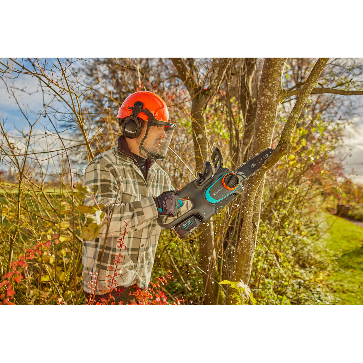 Gardena kettingzaag 250 18v p4a set