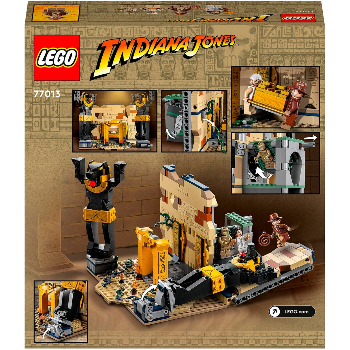 Lego indiana jones - ontsnapping uit de verborgen tombe constructiespeelgoed (77013)