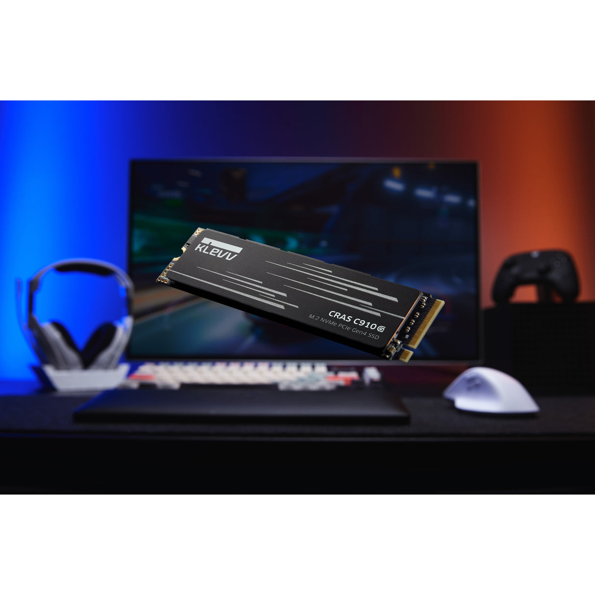 Klevv cras c910g 1 tb ssd (zwart, k01tbm2sp0-10g, pcie gen 4.0 x4, nvme 2.0)