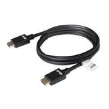 Club 3d gecertificeerde ultra high speed hdmi 2.1 kabel (zwart, 2 meter, 8k)