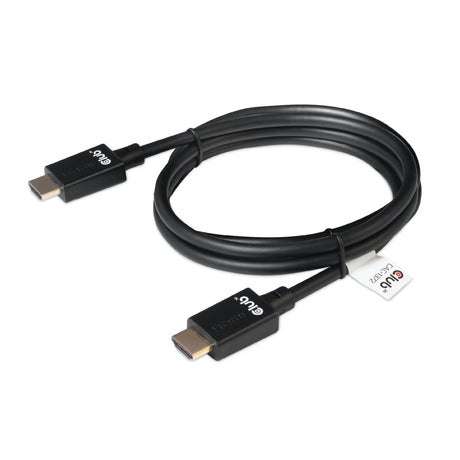 Club 3d gecertificeerde ultra high speed hdmi 2.1 kabel (zwart, 2 meter, 8k)