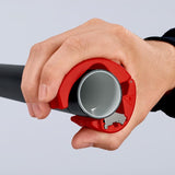 Knipex bix snijder voor kunststof pijpen en afdichtingshulzen 90 22 10 bk