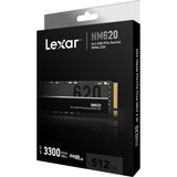 Lexar nm620, 512 gb ssd (pcie 3.0 x4, nvme 1.4, m.2 2280)