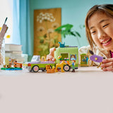 Lego friends 42695 trailer met paard en veulen