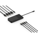 Kensington uh1500p eq usb-c 5gbps triple video driverless mobile dock dockingstation (zwart)