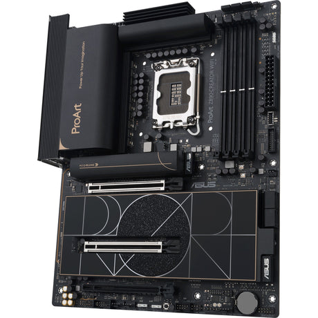 Asus proart z890-creator wifi socket 1851 moederbord (raid, 2.5gb-lan, 10gb-lan, wi-fi 7, bt, sound, atx)