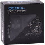 Alphacool eiszapfen pro 13 mm hardtube fitting g1 4 - deep black verbinding (zwart (mat))