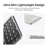 Keychron b5 pro-k8 toetsenbord (wit, us lay-out (qwerty), scissor switches, 100%, abs keycaps, 2.4 ghz bluetooth usb)