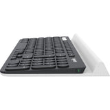Logitech k780 multi device draadloos toetsenbord (eu lay-out (qwerty), bluetooth)