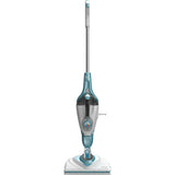 Black+decker 1600w steam-mop bhsm1615dam-qs stoomreiniger (wit blauw, incl. steamitt, deltavoet en 17 accessoires)