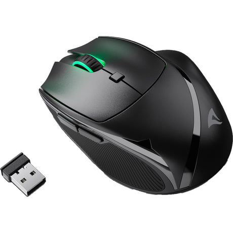 Sharkoon officepal m25w muis (zwart, 400 - 4000 dpi, rgb, 2,4 ghz usb)