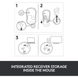 Logitech wireless mouse m185 (grijs, retail)