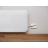 Mill steel wifi paneelverwarming pa1300wifi4, 1300 watt convector (wit, wifi 2,4 ghz (wifi 6), bluetooth 5.2, zigbee 3.0 + app)