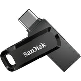 Sandisk ultra dual drive go 64 gb usb-stick (zwart, usb-a 3.2 (5 gbit s), usb-c 3.2 (5 gbit s))