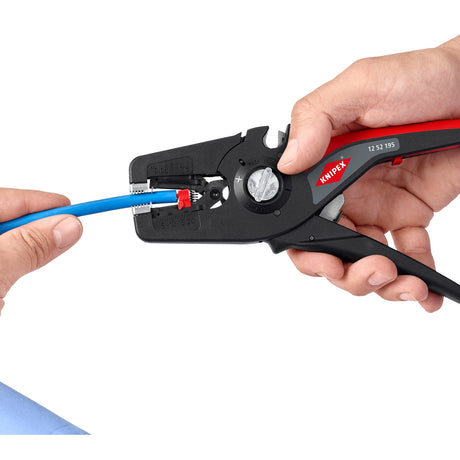Knipex precistrip16 serie - automatische isolatiestriptang - 195mm - ergonomische handgreep - duits vakmanschap