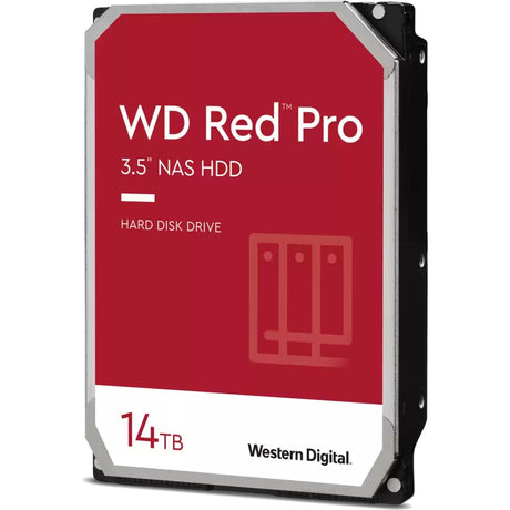Wd red pro 14 tb harde schijf (sata 600, 24 7, af)