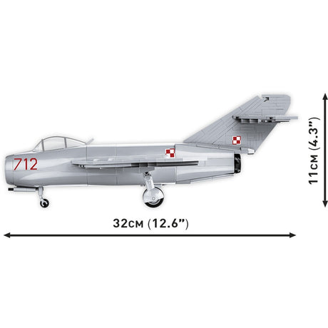 Cobi historical collection - lim-1 polish air force 1952 constructiespeelgoed (schaal 1:32)