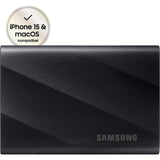 Samsung portable t9 1 tb externe ssd (zwart, mu-pg1t0b eu, usb-c 3.2 (20 gbit s))