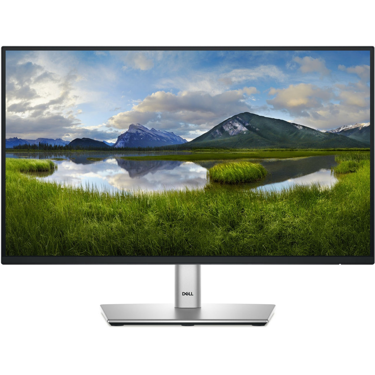 Dell p2225h 21.5 monitor (zwart zilver, hdmi, displayport, 3x usb-a, usb-b, usb-c)
