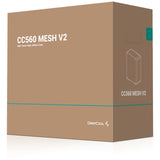 Deepcool cc560 mesh v2 midi tower behuizing (zwart | 2x usb-a | rgb | window)