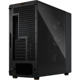 Fractal design north xl midi tower behuizing (zwart houtkleur | 2x usb-a | 1x usb-c | tempered glass)