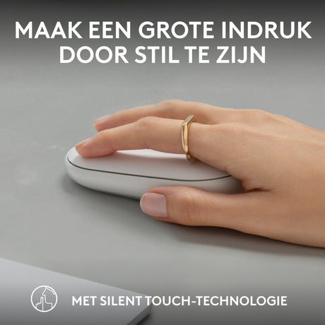 Logitech pebble mouse 2 m350s (wit)