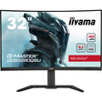 Iiyama g-master red eagle gcb3280qsu-b2 31.5 curved gaming monitor (zwart, 1x displayport, 2x hdmi, 2x usb-a, 180 hz)
