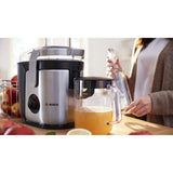 Bosch sapcentrifuge vitajuice 4 1000 w (zilver zwart)