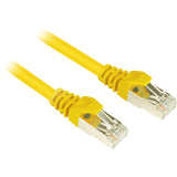 Sharkoon cat.6 netwerkkabel (geel, 1,5 meter, sftp, rj-45)