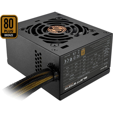 Sharkoon silentstorm sfx 450 bronze 450 watt voeding (zwart, 1x pcie)