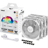 Asus tuf gaming tr120 argb reverse case fans (wit, 3 stuks, 120 x 120 x 28 mm)