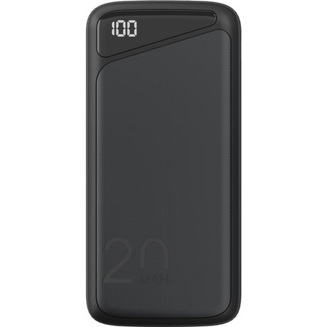 Goobay quick charge powerbank 20.000 mah - 74 wh (zwart, usb-c pd, qc 3.0)