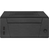Silverstone sst-ml10b htpc behuizing (zwart | 2x usb-a)