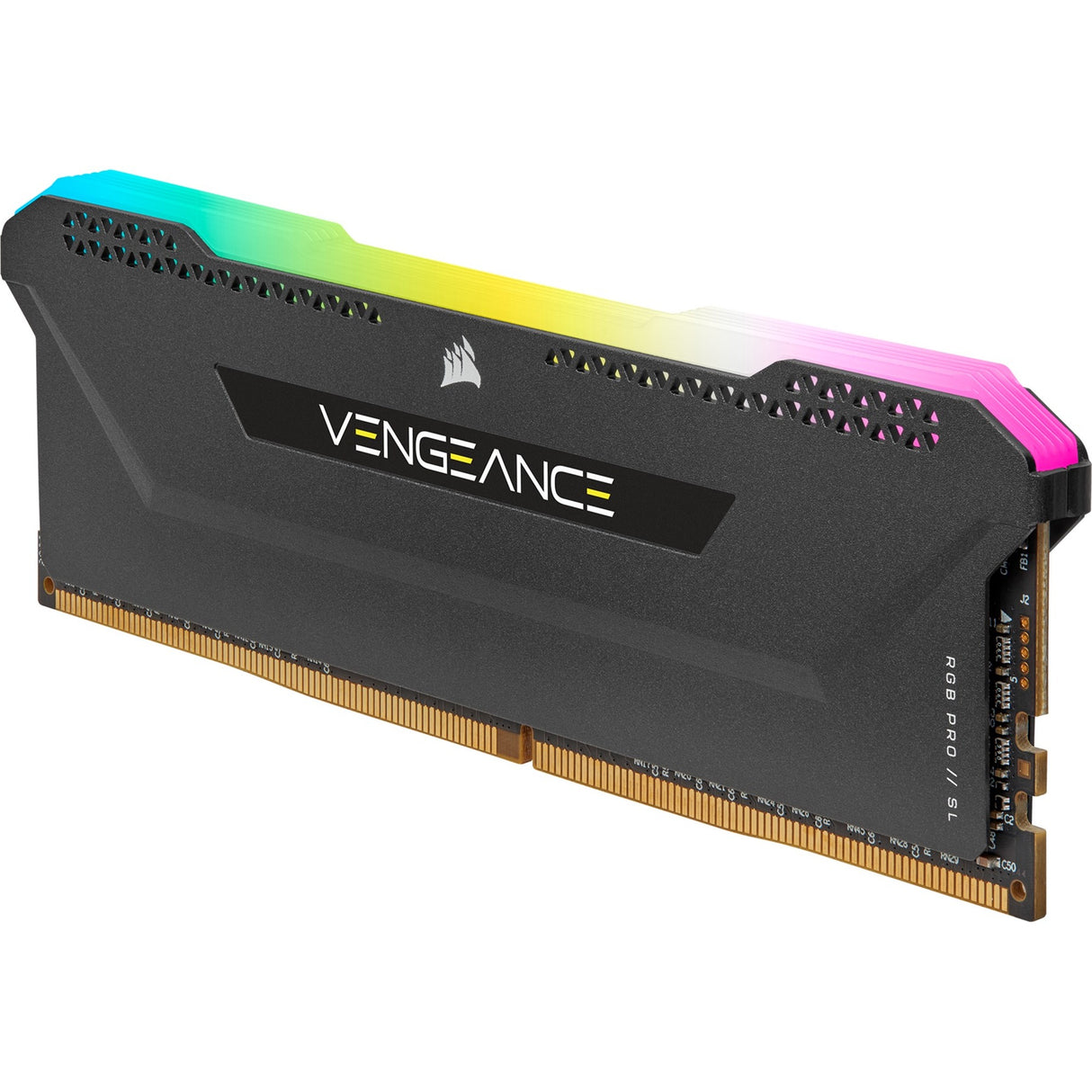 Corsair vengeance rgb pro sl 16 gb ddr4-3200 (2x 8 gb) werkgeheugen (zwart, cmh16gx4m2e3200c16, xmp 2.0)