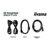 Iiyama g-master red eagle gb2471hs-b1 23.8 gaming monitor (zwart, 2x hdmi, displayport, 240 hz)