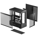Deepcool ch690 digital midi tower behuizing (zwart | 2x usb-a | 1x usb-c | tempered glass)