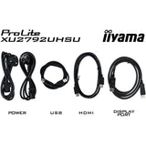 Iiyama prolite xu2792uhsu-b6 27 4k uhd monitor (zwart, hdmi, displayport, 3x usb-a, usb-b, usb-c)