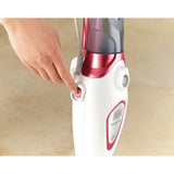 Black+decker bds1616r 1600w steam-mop met 2 stoomdoeken stoomreiniger (wit rood)