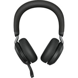 Jabra evolve2 75 on-ear headset (zwart, link380c, microsoft teams)