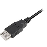 Sharkoon usb 2.0 verlengkabel (zwart, 2 meter, dubbele afscherming)