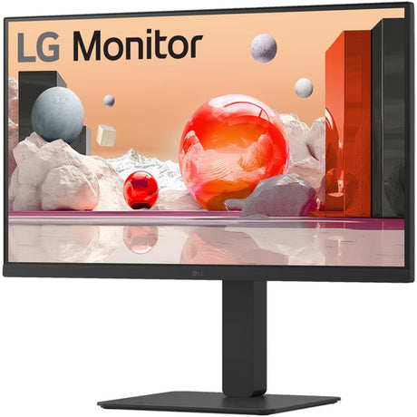 Lg 27ba650 27 monitor (zwart, hdmi, displayport, audio, usb-c)